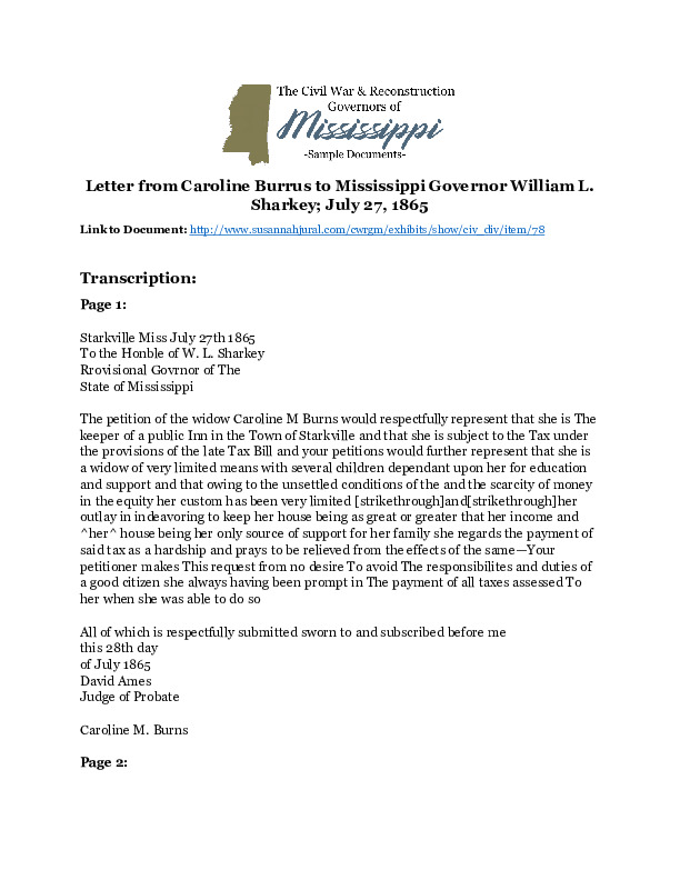 Caroline Burrus Letter Transcription.pdf