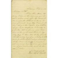 Letter from Mrs. J. O. Smith to Mississippi Governor John Jones Pettus; September 5, 1861