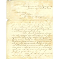 Letter from General Daniel Ruggles to Mississippi Governor John J. Pettus; December 16, 1862