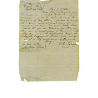 Letter from G. C. Linch to Mississippi Governor John Jones Pettus; September 5, 1861