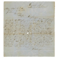 Letter from P. H. Gully to Mississippi Governor John J. Pettus; August 20, 1862