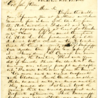 Letter from Charles D. Fontaine to Mississippi Governor John J. Pettus; November 12, 1860