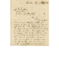 Letter from James R. Gates to Mississippi Governor John J. Pettus; June 8, 1861