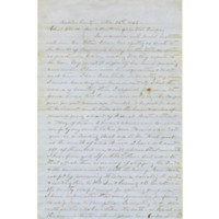 Letter from W. E. Montgomery to Mississippi Governor Charles Clark; November 25, 1863