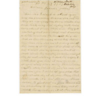 Letter from William Scott to Mississippi Governor John J. Pettus; February 27, 1863